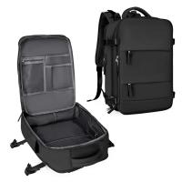Bolsa de viaje de separación de ropa seca y húmeda de tela Oxford impermeable de gran capacidad para hombres y mujeres, mochila multifuncional de doble hombro. La mochila escolar y la mochila grande puede escribir el avión. - details 8