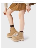 Chelsea con suela de oreja colgante de moda, tacón grueso, botines elásticos antideslizantes - details 5