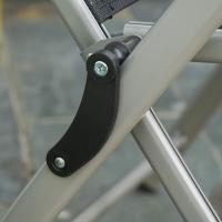 Silla de Jardín Plegable Ajustable en 10 Posiciones con Resalto Alto y Reposapiés Transpirable - details 3