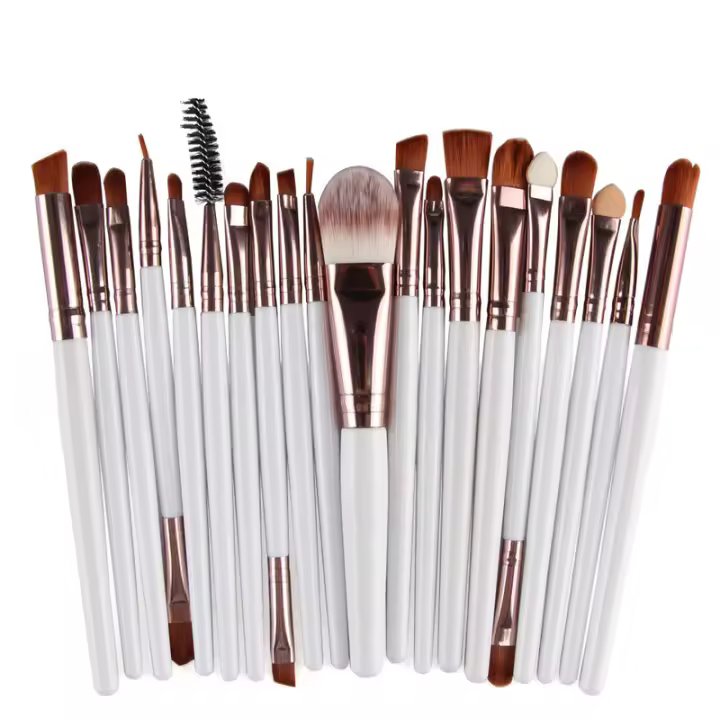 Juego de brochas de maquillaje profesional para mujer, juego de alta calidad, belleza, 20 unidades - 1