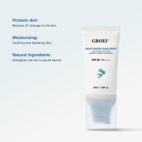 SPF50 + protector solar Facial Centella Asiatica bloqueador Solar crema blanqueadora de piel PA ++++ Protector hidratante impermeable cuidado Facial - details 6