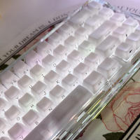 Tecla de seda transparente para teclado mecánico Cherry MX, perfil OEM, 130 teclas, incluida la espaciadora - details 5