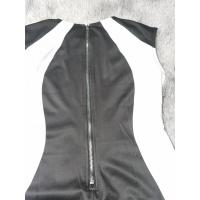 Vestidos elegantes de fiesta y discoteca para mujer, moda de verano 2023, cansados ​​con cuello redondo y bloques de color, negro informal - details 10