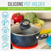 Tapetes de silicona para platos calientes, posavasos flexibles antideslizantes, multiusos, resistentes al calor, 4 piezas - details 4