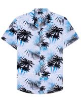Verano hawaiano impreso en 3D con plantas coloridas y ropa de mujer, camisa de manga corta de playa, informal de moda para hombre - details 14
