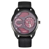 Reloj de Pulsera de Cuarzo Automático Estilo Casual de Moda para Hombres Correa de Nylon Negro - details 10