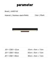 Lámpara LED de pared moderna para exteriores, Faro de puerta impermeable, negro, inoxidable, para puerta de entrada de Villa - details 5