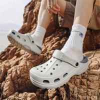 Estilo de pareja Hombres y mujeres Verano Suela gruesa Antideslizante Ropa exterior Sandalias al aire libre Baotou Zapatos de playa Sandalias y zapatillas para vadear - details 9