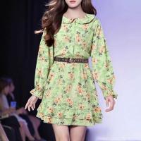 Vestidos OL 2025, vestido veraniego para mujer, Vestidos con estampado bohemio, manga acampanada, informal, holgado, bata A-e para mujer de gran tamaño - details 1