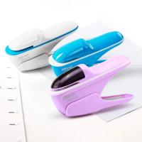 ¡Sin grapadora con capacidad de 7 páginas: mini caja fuerte de mano para encuadernación de papel comercial y escolar! - details 4