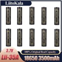 Baterías Recargables LiitoKala Lii-35A 3.7V 3500mAh 10A para Linterna UAV de 18650 con Porta Lindo y Cargador Incluido - details 0