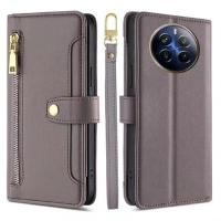 Realme 12 Pro/12 Pro+ Funda protectora multifuncional de cuero con cremallera magnética - details 13
