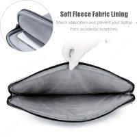 Funda Protectora de Cuero PU para Laptop Bolsa de Almacenamiento Delgada para Macbook - details 3