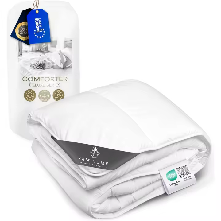 Relleno Nordico 140x200 cm Microfibra, Cama 80/90 I Edredon Nordico Cama Hipoalergénico Lavable para el Otoño Blanco - 1