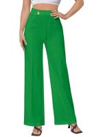 Pantalones holgados elegantes de cintura alta para mujer primavera otoño para moda femenina - details 20