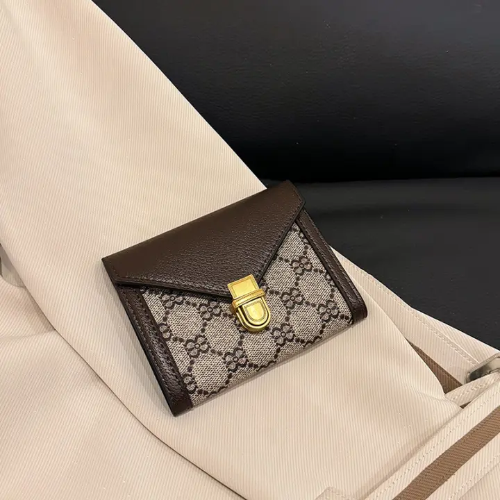 Cartera Titular de la tarjeta Paquete de documentos integrado Cartera corta Embrague largo Múltiples ranuras para tarjetas Gran capacidad Multifuncional Atractivo - 1