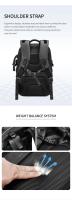 Mochila de Cámara Profesional SLR de 40L Impermeable, Desmontable con Soporte de Tripod - details 7