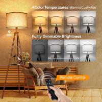 Lámpara de Pie con Control Remoto Ajustable a la Luz y 4 Temperaturas de Color Temporizadores 1H - details 8