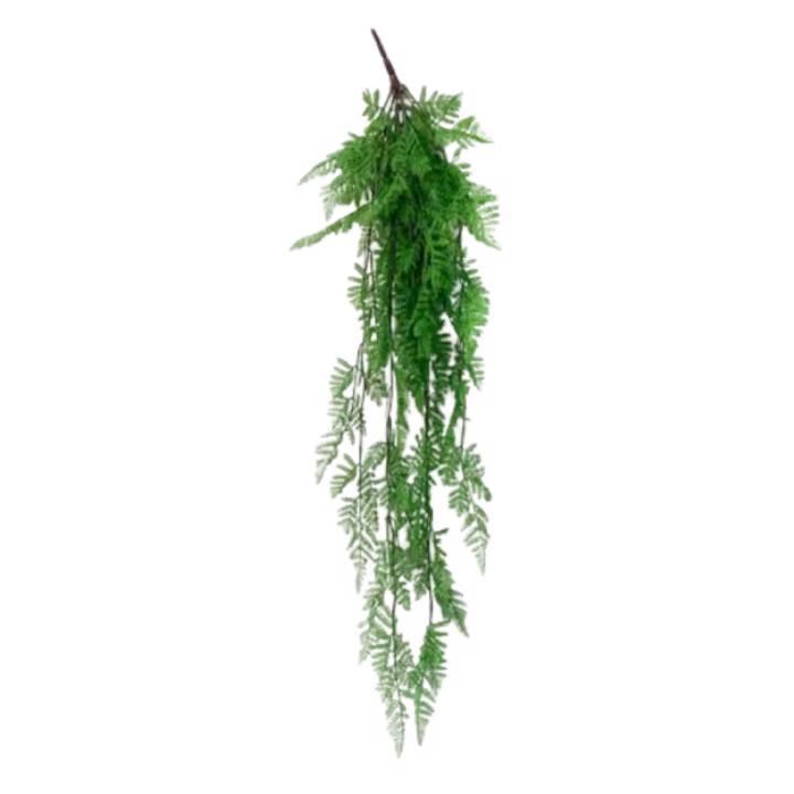 30 hojas de plantas verdes artificiales para colgar en la pared, plantas tropicales, hojas de helecho, enredaderas, hoja persa Artificial grande realista - 1