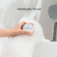 Cepillo de Perro de Silicona Suave Desenredador de Pelos Masajeador de Baño - details 13