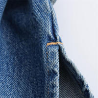 Chaqueta vaquera desgastada con cuello redondo para mujer Nueva moda de verano - details 5