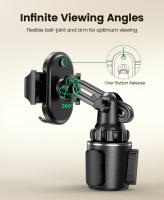 UGREEN Soporte Móvil para Coche en Portavasos, Ajustable Universal para iPhone 16/15 Pro Max, Samsung Galaxy, Xiaomi, Huawei, Todos los Móviles 4-7 Pulgadas, Uso Seguro con Una Mano - details 3