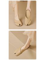 Pantuflas de Media Caña para Mujer Estilo Perezoso, Un Solo Paso, Plano, Talla Grande, Para Verano, Para Exteriores - details 4