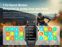 2025 nuevo reloj inteligente militar para hombres impermeable al aire libre rastreador de actividad/deporte Monitor de salud 2,10 "BT llamada Smartwatch - details 7