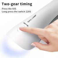LINMANDA-minilámpara de manicura recargable con LED, portátil, para uñas de Gel, arte de uñas - details 3