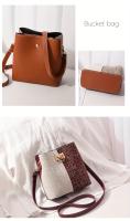 1 bolso bandolera de piel sintética sintética de dos tonos para mujer con correa desmontable y cierre de cremallera - Diseño texturizado elegante para el trabajo, viajes diarios, rojo/azul/negro, bolso bandolera pequeño, accesorio de trabajo, bolso tipo c - details 3