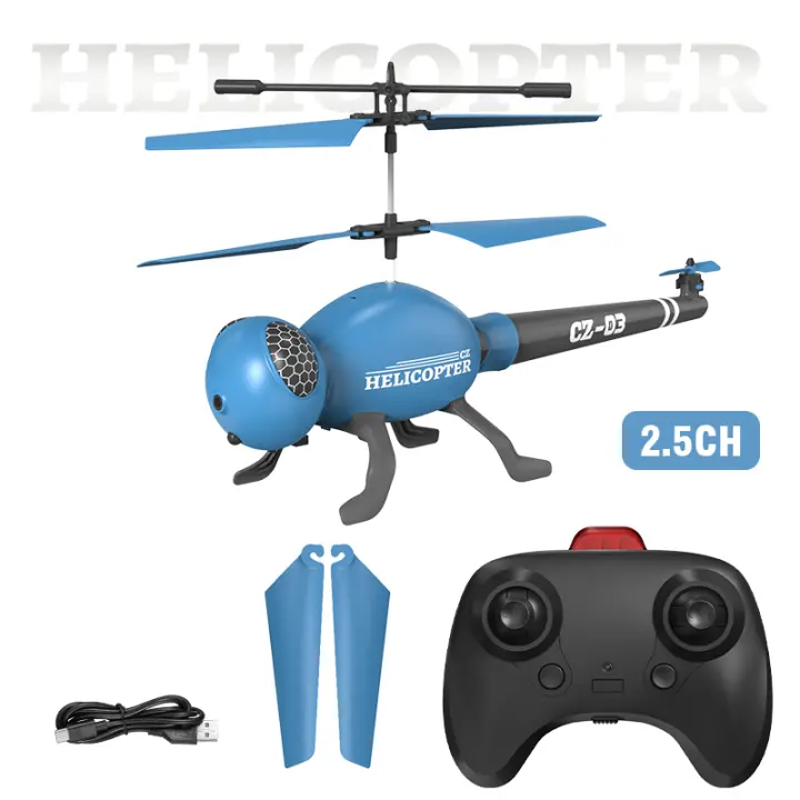 Helicóptero teledirigido con luz, resistente a caídas, 3,5/2.5CH, Control remoto, avión volador, evitación de obstáculos, juguetes para niños - 1