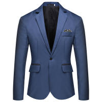 Chaqueta de traje para hombre, abrigo deportivo ajustado - details 9