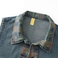 Chaleco Denim Retro para Mujer Chaleco Ajustado sin Mangas, Botón Único, Moda Casual de Primavera y Otoño, Novedad 2024 - details 10
