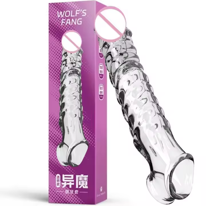 Empaque privado Funda vibradora reutilizable sexy para hombres Alargador flexible del glande Extensor Anillo de retardo de la eyaculación Juguetes sexuales para parejas - 1