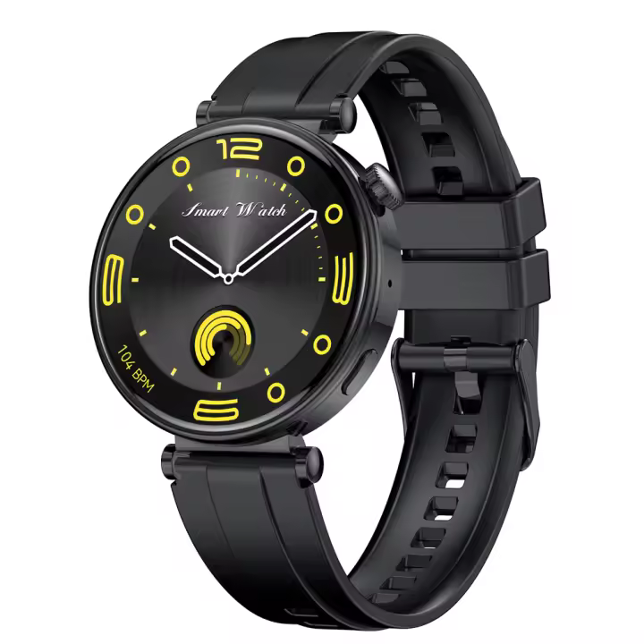 2025 Nuevo reloj inteligente HK41 Dial personalizado Detección de frecuencia cardíaca Modo de recordatorio Pantalla de control de voz NFC Siempre encendido AMOLED Compatible con Android IOS Smartwatch - 1