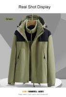 CHRLCK-Chaqueta gruesa 3 en 1 para hombre, cortavientos impermeable de lana para senderismo, chaqueta cálida para acampar al aire libre, abrigo a prueba de viento para invierno - details 6