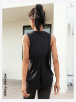 Camiseta deportiva sin mangas de malla para mujer, ropa de Fitness, Yoga, EVJ, 7 colores - details 13