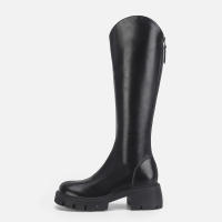 Nuevas Botas Altas De Punta Redonda Con Suela Gruesa Y Tacón Grueso Para Mujer, Botas Vaqueras Occidentales Para Mujer. - details 9