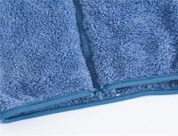 Abrigo con capucha de lana para niños, abrigo con cremallera de color sólido, ropa de invierno para niños - details 8