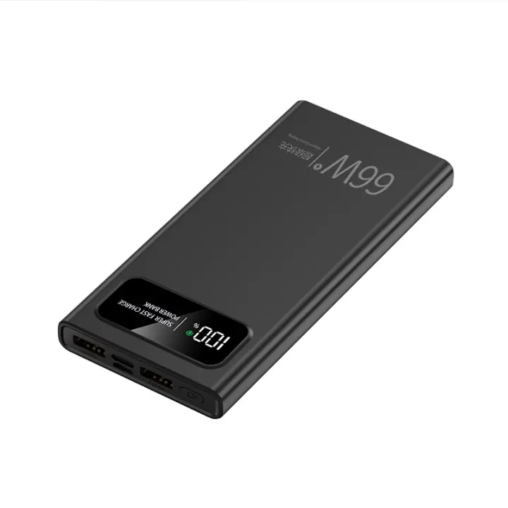 Power Bank 50000 mAh 66W Carga rápida 5V3A Delgado portátil para exteriores con LED indicador de batería - 1