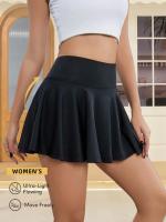 Falda pantalón de tenis para mujer, falda atlética de secado rápido con pantalones cortos incorporados, faldas pantalón deportivas ligeras para entrenamiento - details 4