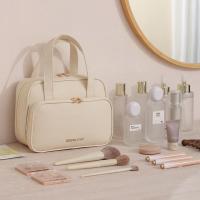 Bolsas de almacenamiento de cosméticos de gran capacidad, bolso de maquillaje de viaje impermeable a prueba de polvo, portátil con asa, bolsa de almacenamiento de artículos de tocador - details 7