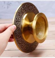 Cobre tallado a mano salón de Buda siete tesoros placa Manzha artesanía de Nepal Manchara oferta especial - details 13