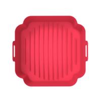 Cesta reutilizable de silicona para freidora de aire, forros cuadrados de repuesto para cocinar y hornear - details 6