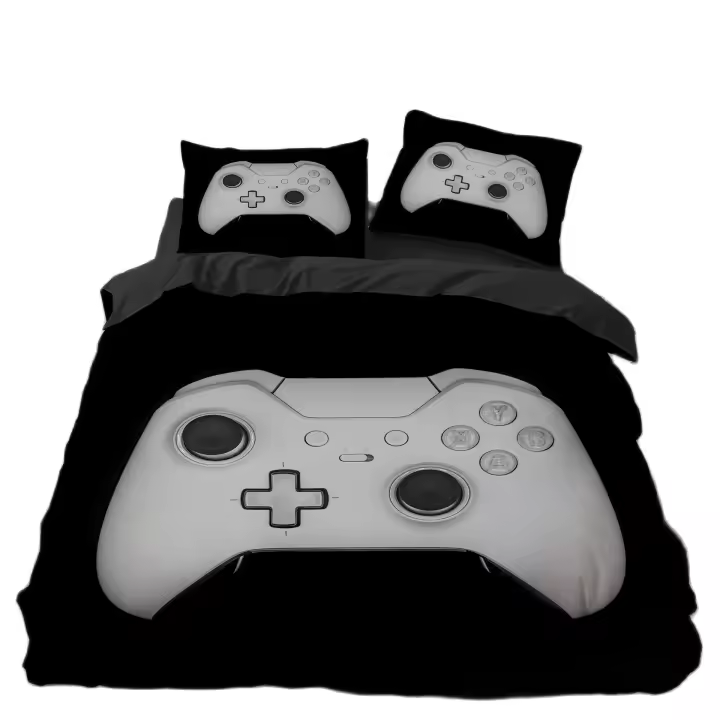 Funda de Edredón de Juegos 3D Material de Poliéster Decoración de Habitación para Niños - 1