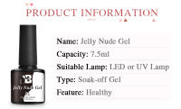 BOZLIN-Kit de Gel semipermanente UV LED para uñas, barniz para manicura, 12 piezas, Color rosa transparente - details 1