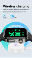 Reloj inteligente con pantalla completamente táctil de 2,02 pulgadas, oxígeno, presión arterial, prueba de frecuencia cardíaca, recordatorio de llamadas entrantes, IP67 - details 8