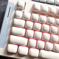 Teclas MOG 91, teclas PBT blancas para teclado nical de sublimación de tinte bonito 6.25U - details 2