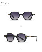 Toyear-gafas de sol hexagonales clásicas de diseñador de marca de lujo para mujeres y hombres, gafas de sol de moda Vintage Punk para damas, remache, montura pequeña - details 12