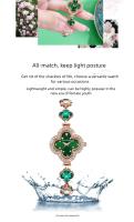 Reloj de Pulsera de Clover Elegante Diseño de Lujo Impermeable Movimiento de Cuarzo - details 2